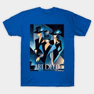 Ladies in blue T-Shirt